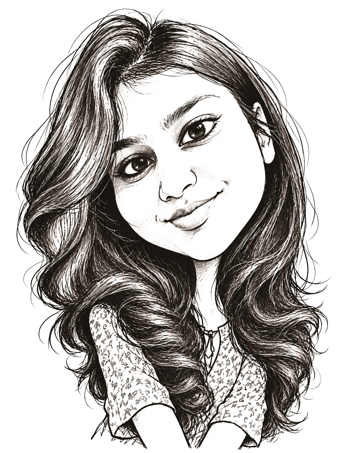 Illustrated portrait of Nidhi, Publishing Expert