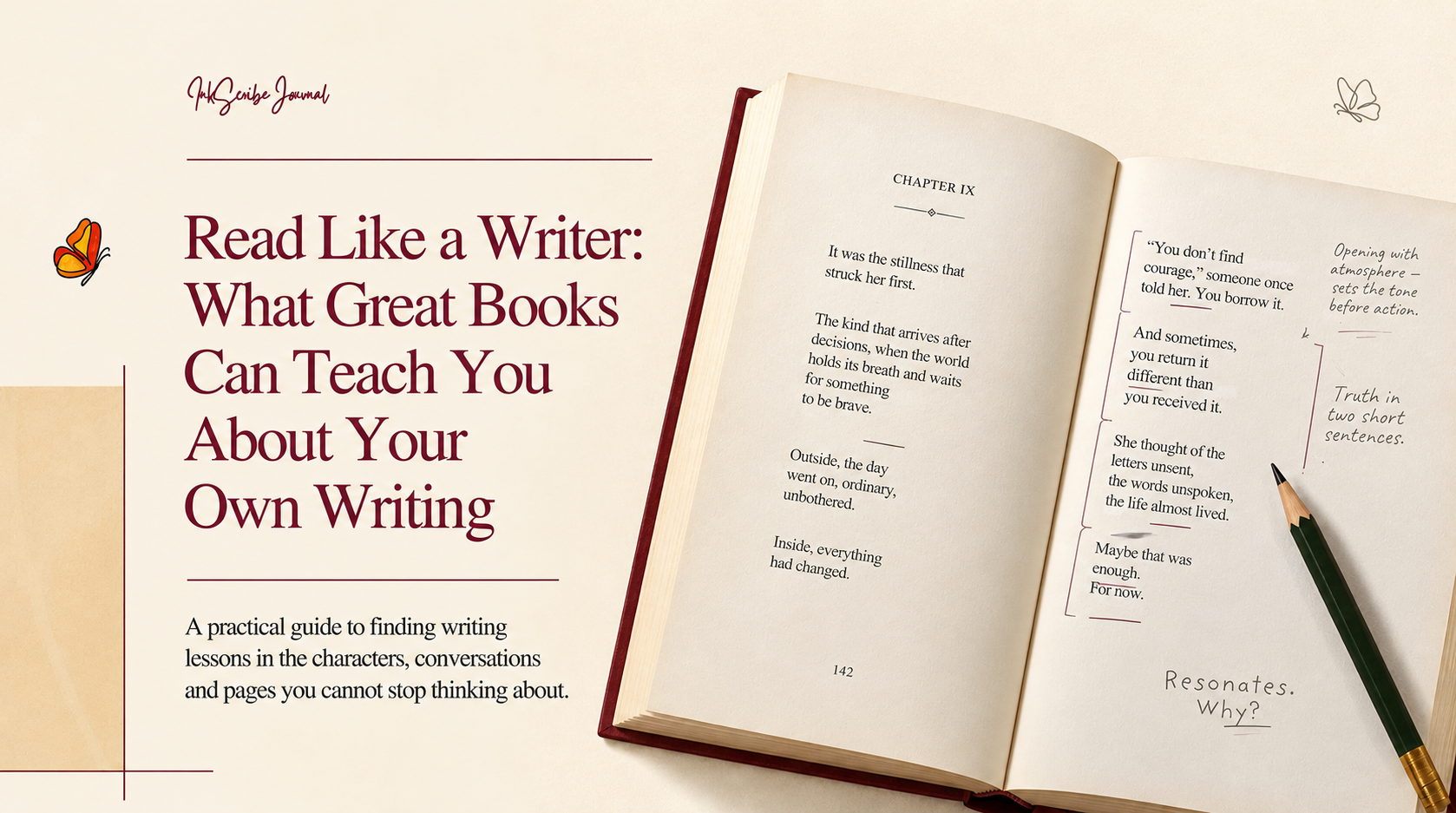 Read Like a Writer: What Great Books Can Teach You About Your Own Writing